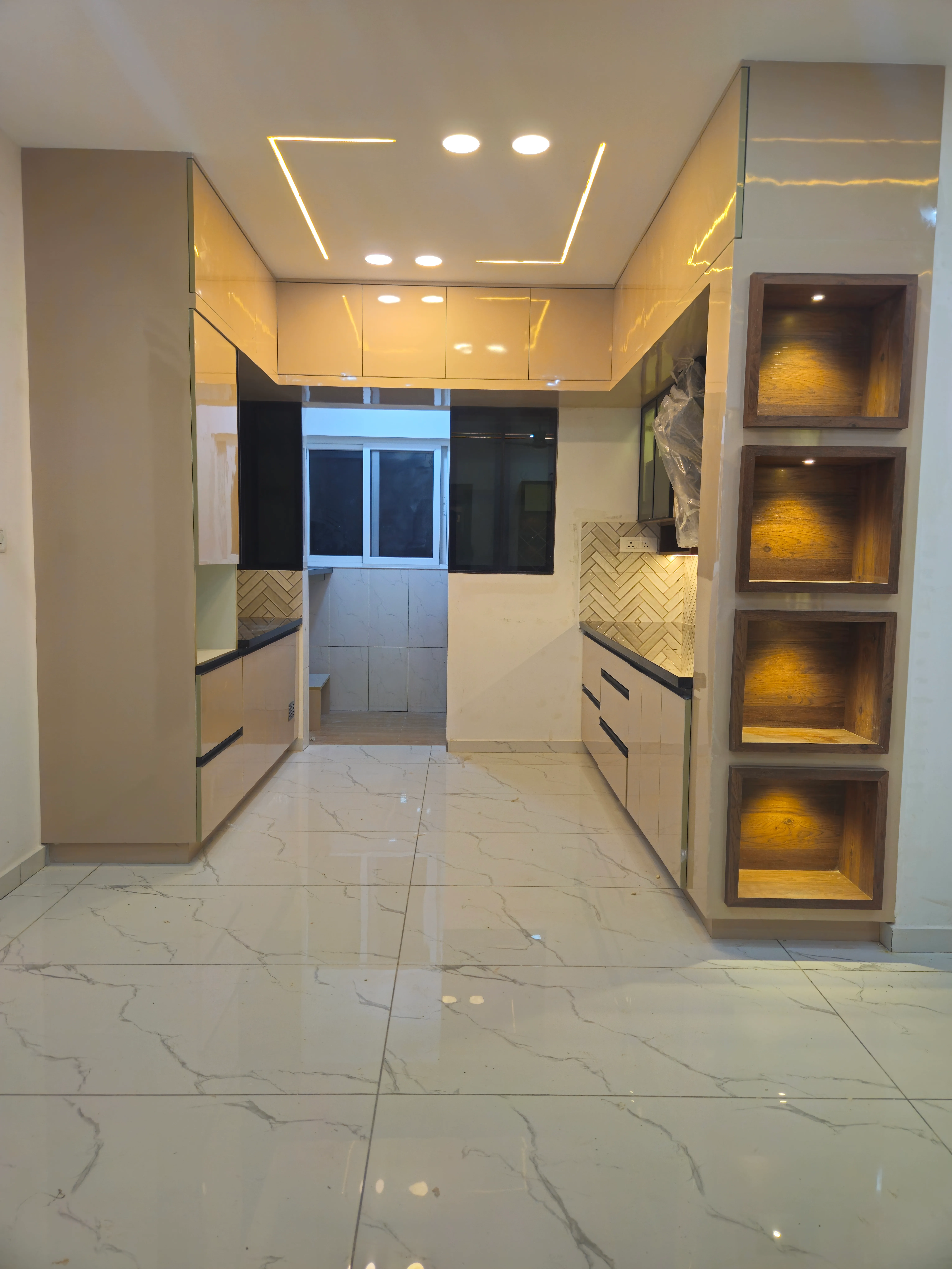 Beautiful living room interior designed by Home Karigar